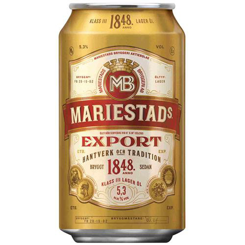 Mariestad Beer 5,3% 24x0,33l.  ryhmässä Oluet / Oluet  @ alko24plus.com (Vingrossen GmbH) (301244)