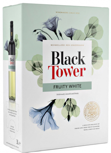 Black Tower Fruity White 3L BiB  (8,5%) ryhmässä Viinit / Hanapakkaukset BiB / Valkoviinit @ alko24plus.com (Vingrossen GmbH) (77623)