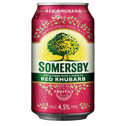 Somersby Red Rhubarb Cider 4,5% 24x0,33L.  ryhmässä Oluet /  @ alko24plus.com (Vingrossen GmbH) (10544)