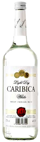 Caribica Dry White Rum 1L ryhmässä Väkevät alkoholit /  @ alko24plus.com (Vingrossen GmbH) (113)