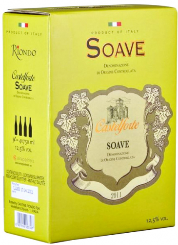 Castelforte Soave 3L BiB (12,5%) ryhmässä Viinit / Hanapakkaukset BiB / Valkoviinit @ alko24plus.com (Vingrossen GmbH) (11595)