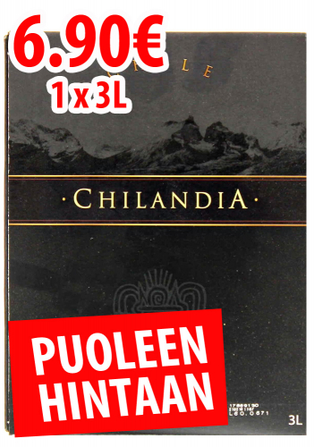 Chilandia Classic Red 3L BiB (13%) ryhmässä Viinit / Hanapakkaukset BiB / Punaviinit @ alko24plus.com (Vingrossen GmbH) (14288)