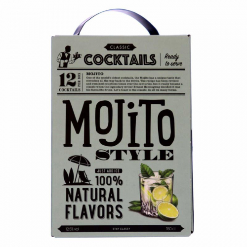 Classic Cocktails Mojito 12,5% 1,5L ryhmässä Väkevät alkoholit / Muut alkoholijuomat @ alko24plus.com (Vingrossen GmbH) (18770)