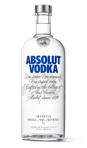 Absolut Vodka 1L ** ryhmässä Väkevät alkoholit / Vodkat @ alko24plus.com (Vingrossen GmbH) (2004)
