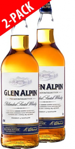 2-pack Glen Alpin Blended Scotch Whisky 2 x 1L ** ryhmässä Väkevät alkoholit / Viskit / Skotlantilaiset blended-viskit @ alko24plus.com (Vingrossen GmbH) (201.001.027)