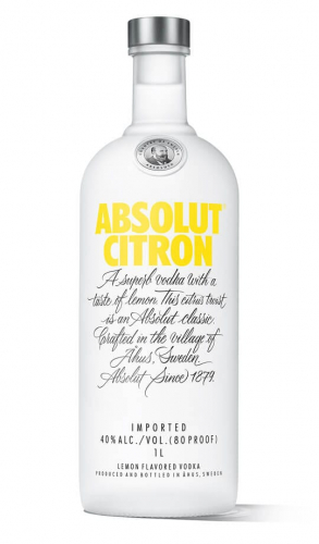 Absolut Lemon/Citron 1L ryhmässä Väkevät alkoholit / Vodkat @ alko24plus.com (Vingrossen GmbH) (2019)