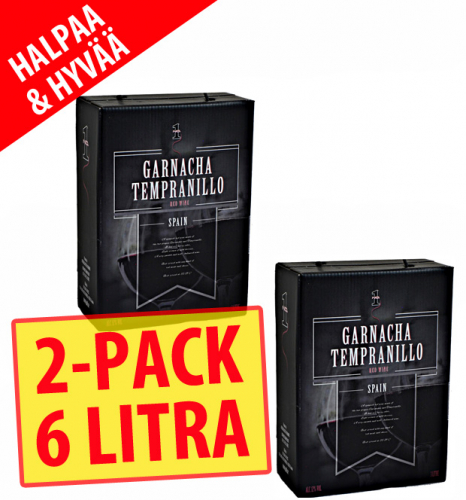 2-pack No. 1 Garancha Tempranillo 2 x 3L BiB (12%) ryhmässä Viinit / Hanapakkaukset BiB / Punaviinit @ alko24plus.com (Vingrossen GmbH) (303001036)