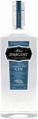 Bleu D'Argent London Dry Gin 0,7L ryhmässä Väkevät alkoholit / Ginit @ alko24plus.com (Vingrossen GmbH) (45939)