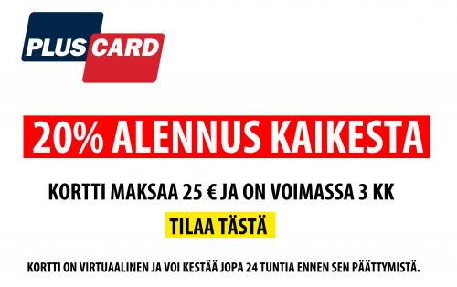 PlusCard - 20 % alennus kaikesta 3 kuukauden ajan ryhmässä Oluet /  @ alko24plus.com (Vingrossen GmbH) (541005)