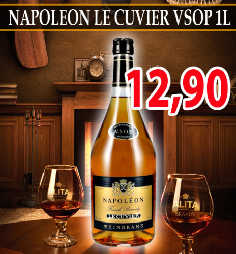 Napoleon Le Cuvier VSOP 1 L ryhmässä Väkevät alkoholit / Konjakit/Brandyt @ alko24plus.com (Vingrossen GmbH) (70558)
