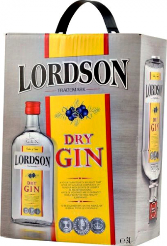 Lordson Gin 3L BiB ryhmässä Väkevät alkoholit / Ginit @ alko24plus.com (Vingrossen GmbH) (7058)