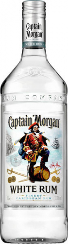 Captain Morgan White Rum 1L ryhmässä Väkevät alkoholit / Rommit @ alko24plus.com (Vingrossen GmbH) (78889)